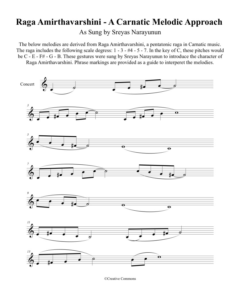 Raga Amirthavarshini